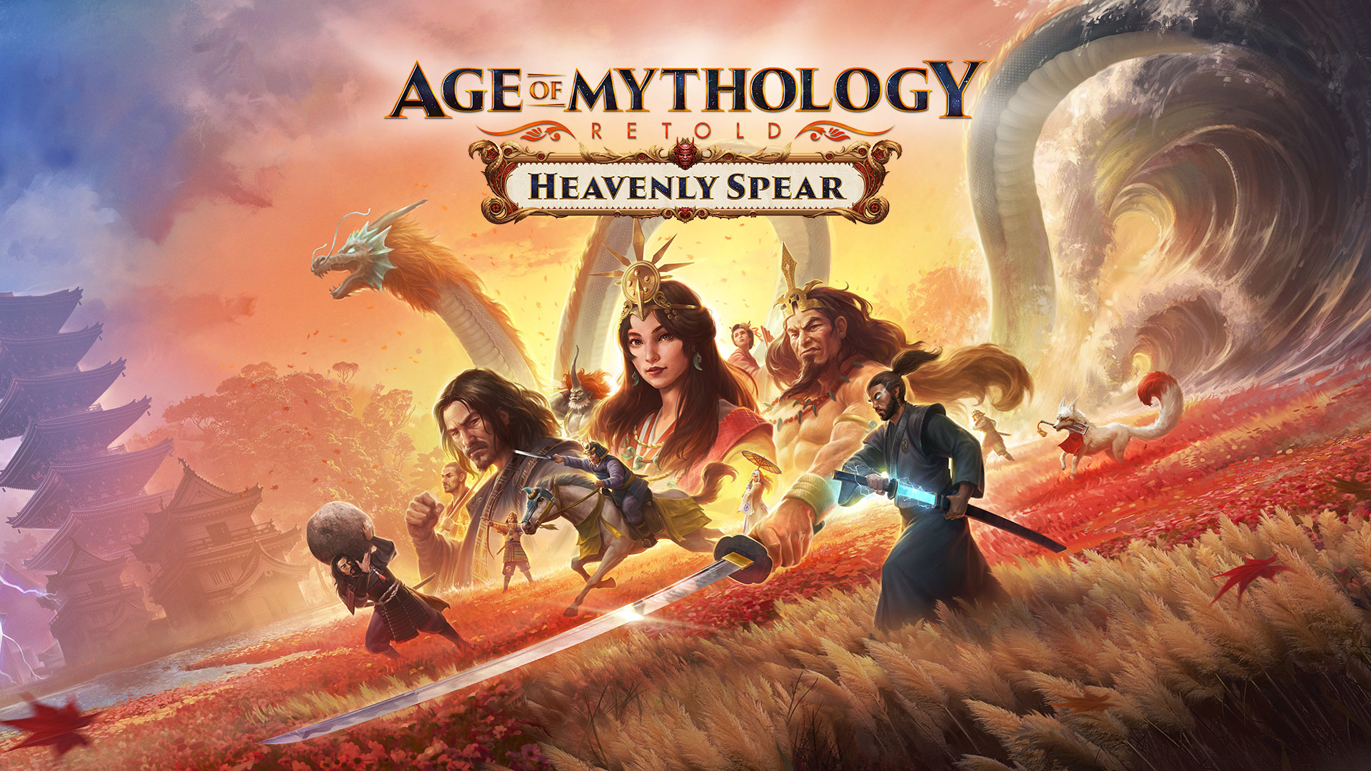 Age of Mythology Retold Heavenly Spear Key Art