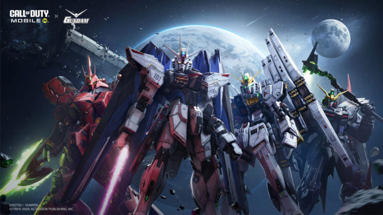 CoD Mobile Season 6 Hero Image featuring Gundams