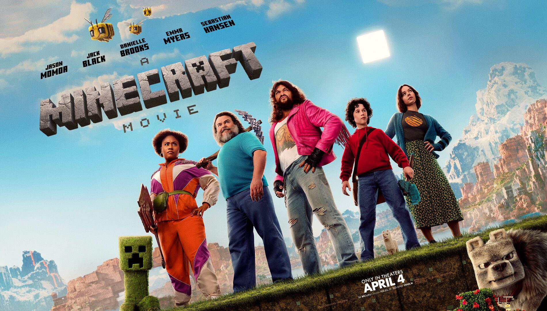 A Minecraft Movie Key Art