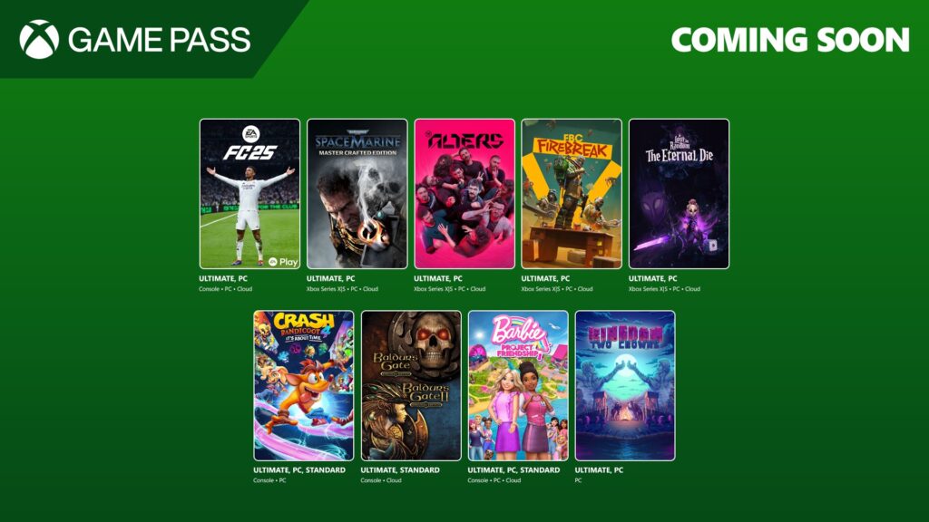 Coming to Game Pass: EA Sports FC 25, The Alters, FBC: Firebreak, and More Coming to Game Pass: EA Sports FC 25, The Alters, FBC: Firebreak, and More