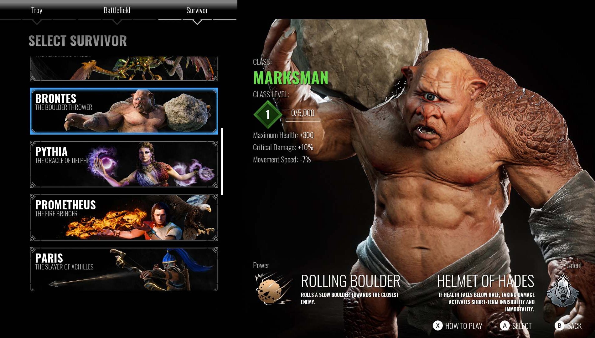 Achilles: Survivor screenshot