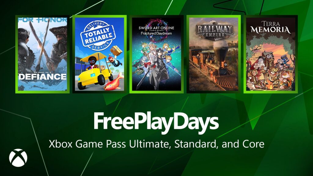 Free Play Days – For Honor, Totally Reliable Delivery Service, Sword Art Online Fractured Daydream, and More
