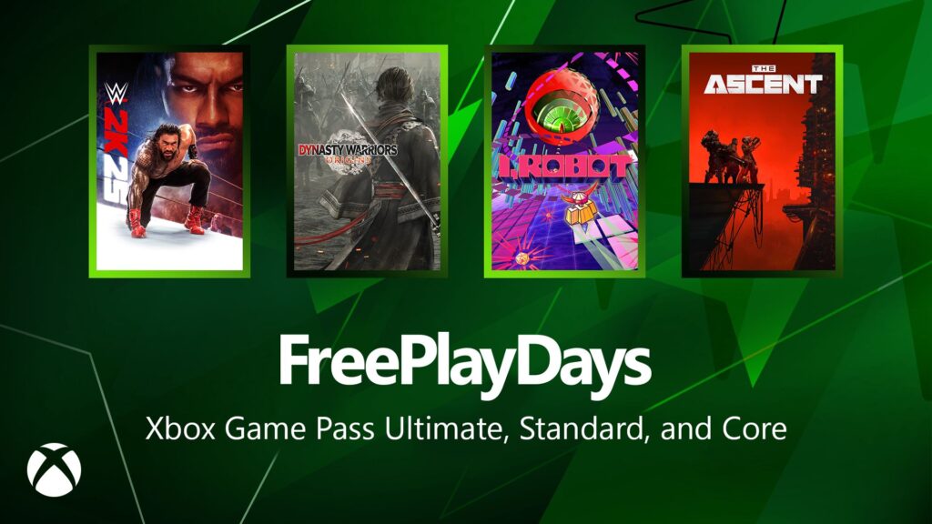 Free Play Days – WWE 2K25, Dynasty Warriors: Origins, I, Robot, and The Ascent
