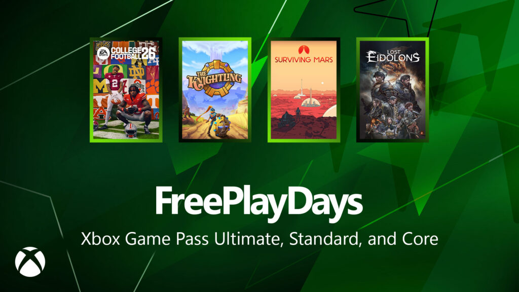 Free Play Days – EA Sports College Football 26, Surviving Mars, The Knightling and Lost Eidolons