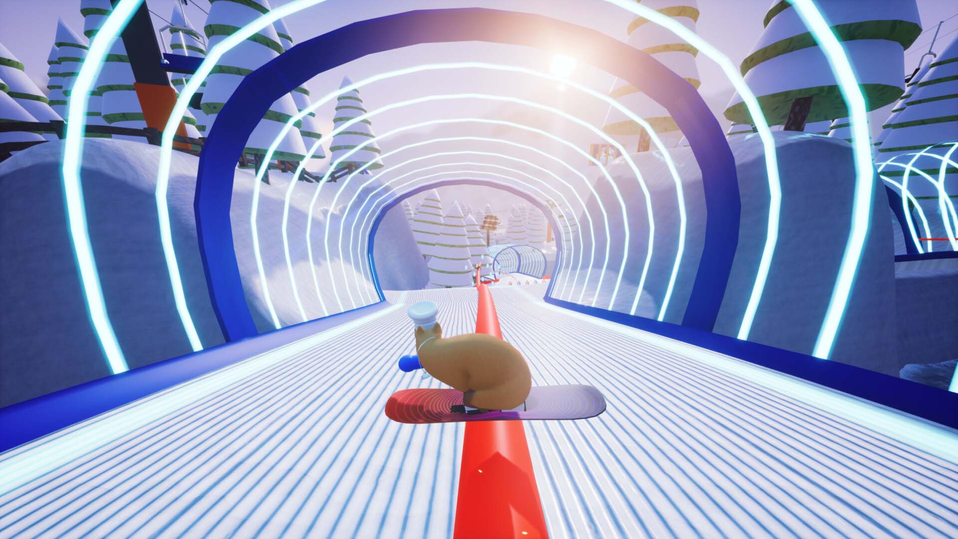 Slopecrashers snowboarding bunny