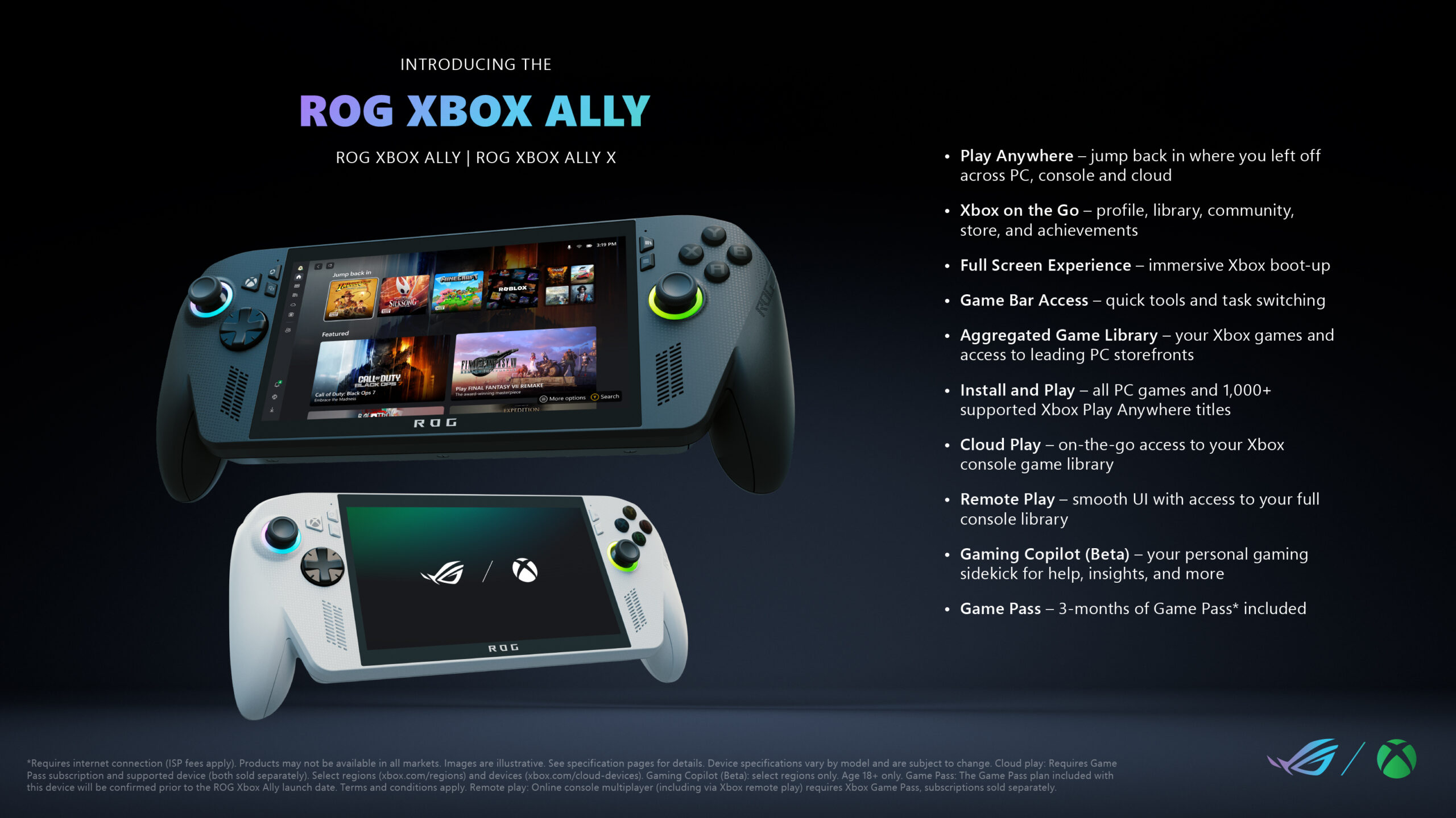 Xbox ROG Ally details