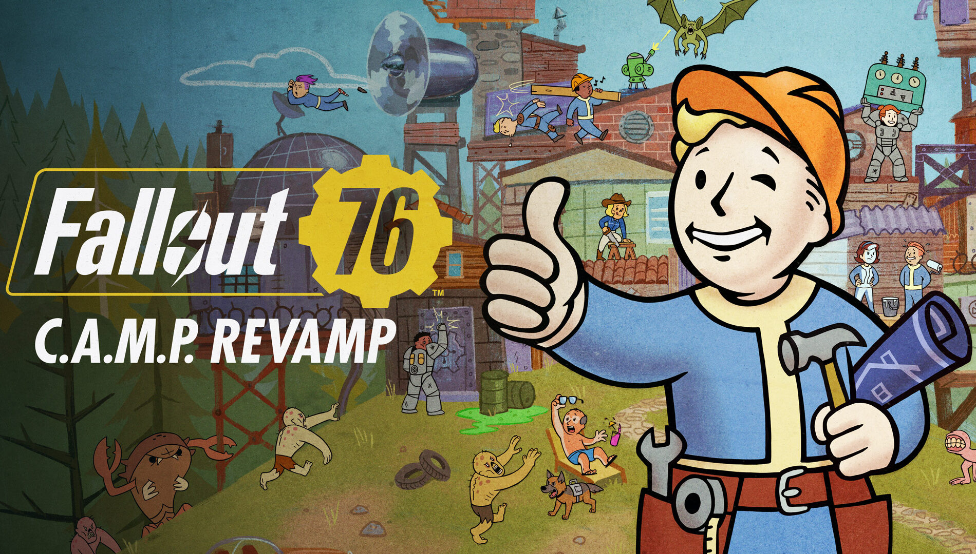 Fallout 76: Take Base-Building to a New Level with the C.A.M.P Revamp Update