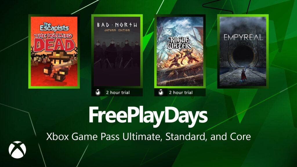 Free Play Days – The Escapists: The Walking Dead, Bad North, Rogue Waters and Empyreal