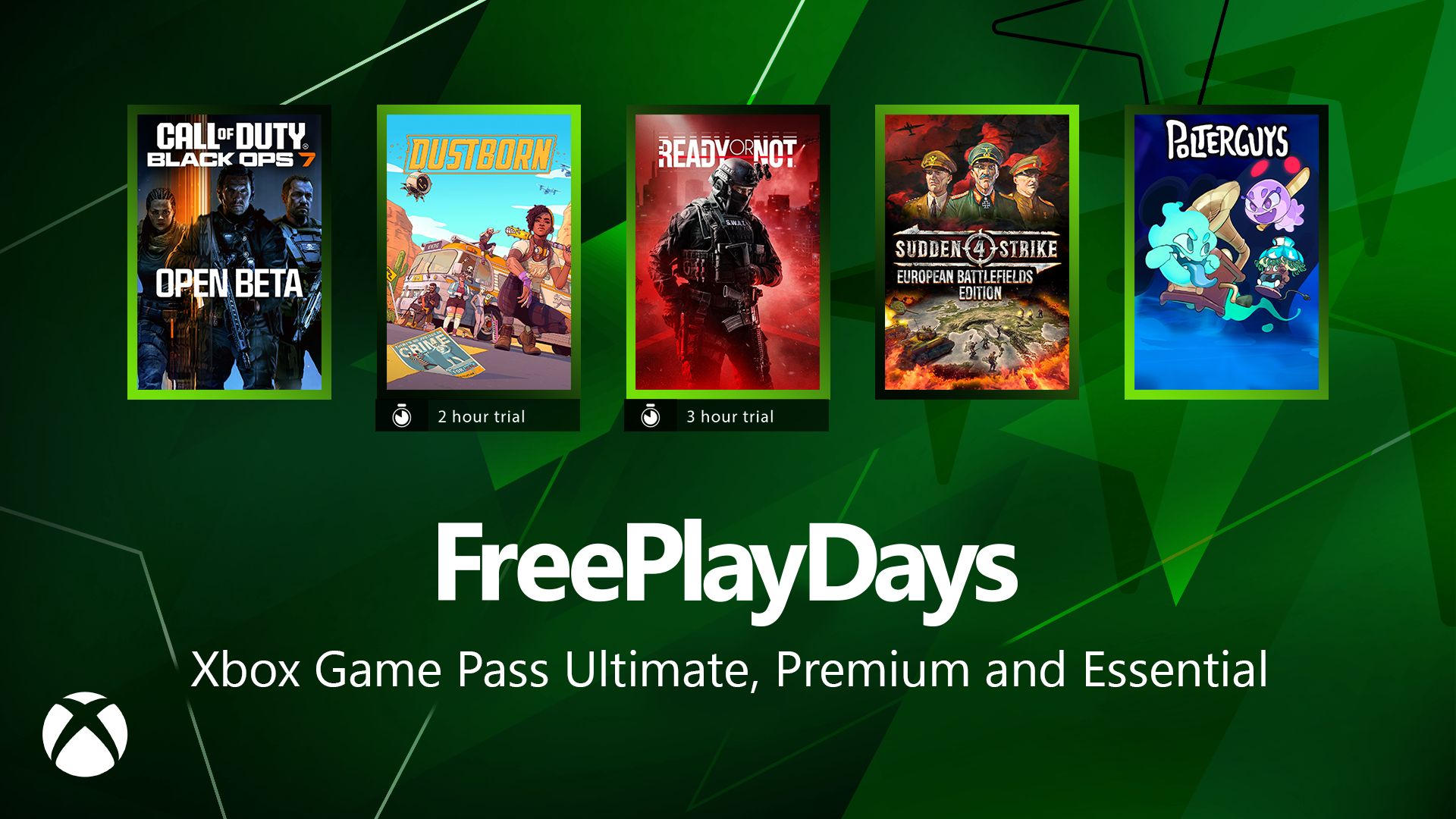 Free Play Days October 2 2025 Hero Image
