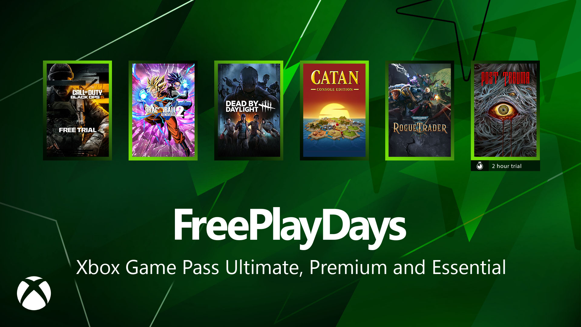 Free Play Days – Call of Duty Black Ops 6 (MP & Zombies), Dragon Ball Xenoverse 2, Dead by Daylight, CATAN, and More