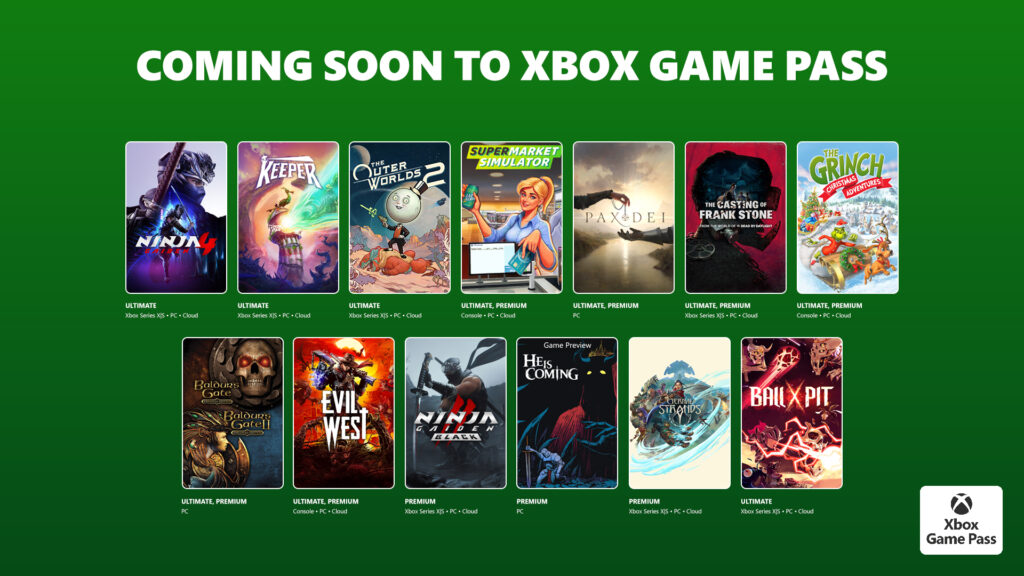 Xbox Game Pass Update Hero