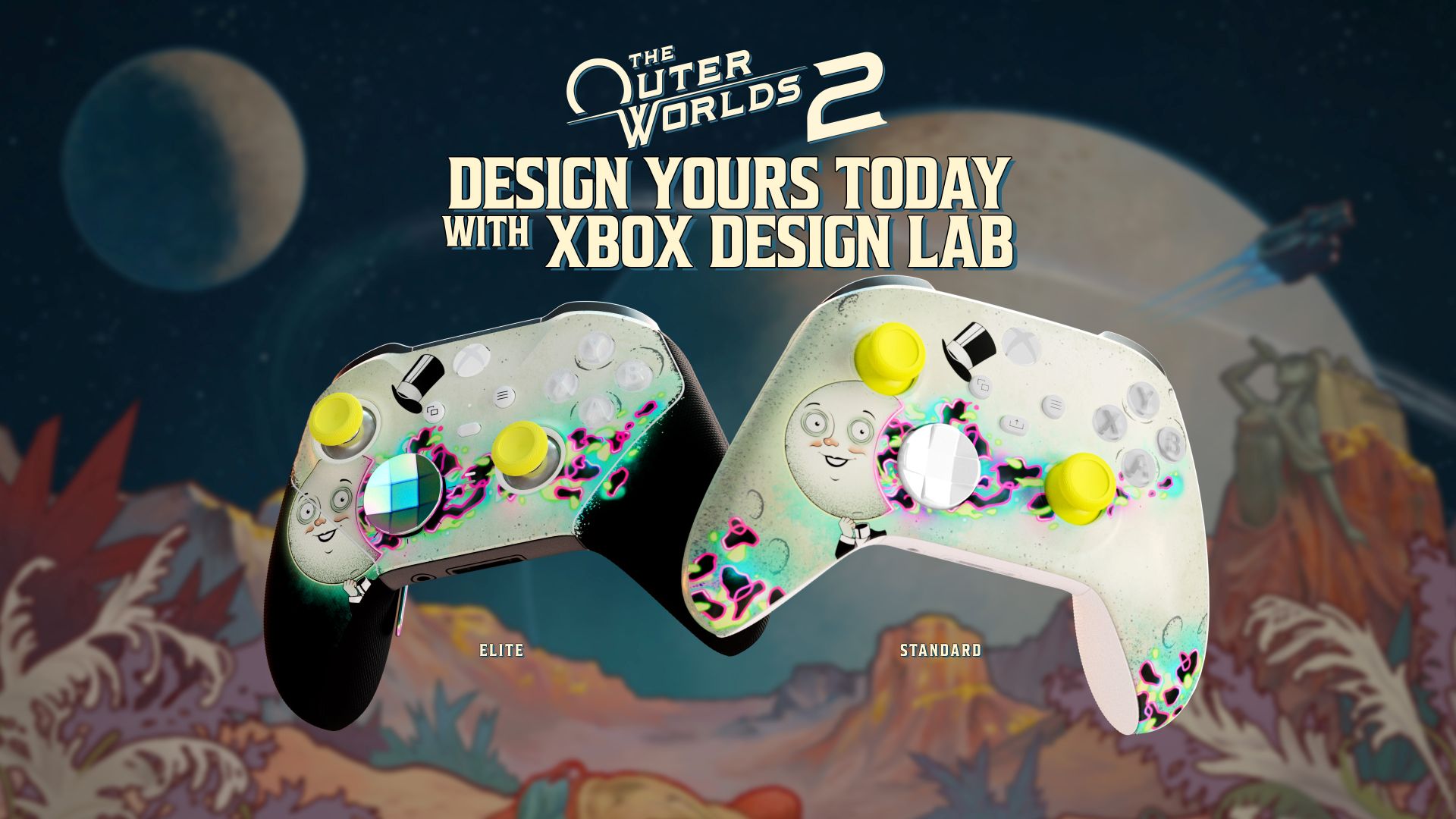 Get Ready For an Action-packed Adventure With The Outer Worlds 2 Xbox Design Lab Controllers