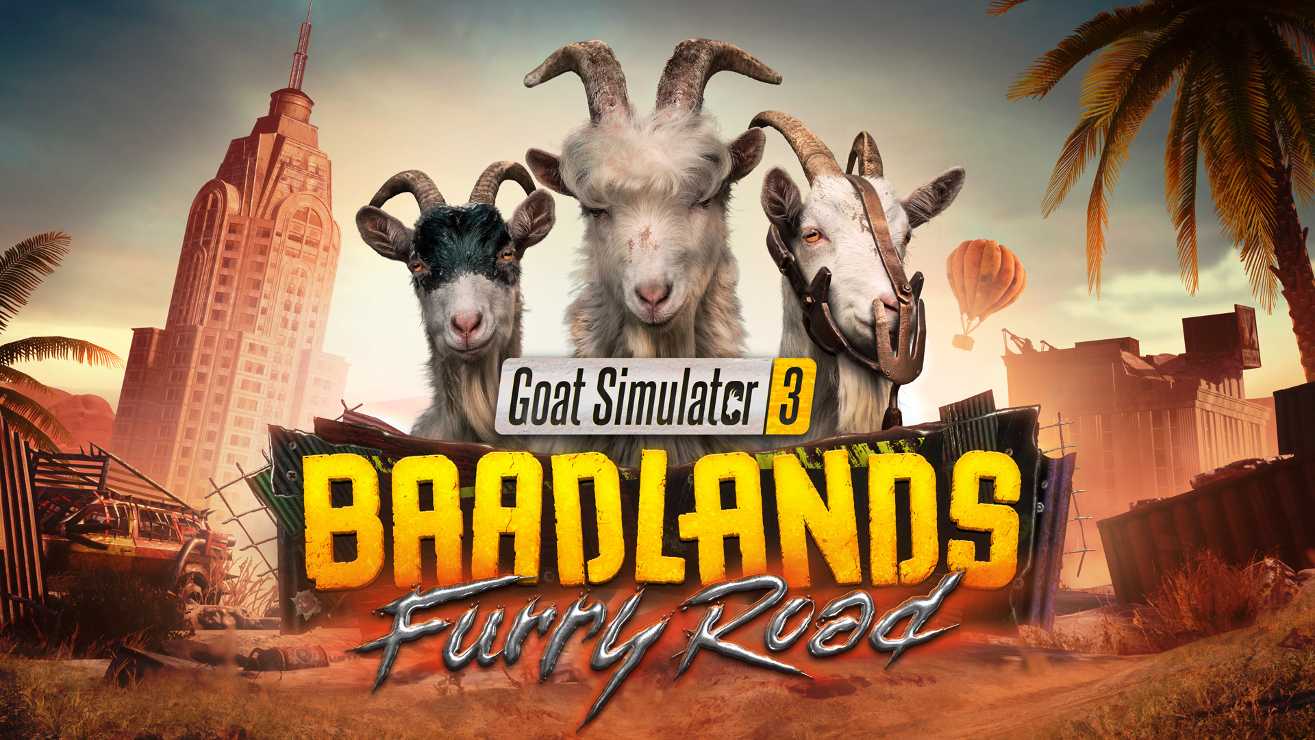 Goat Simulator 3 - Baadlands: Furry Road Asset Goat Simulator 3 - Baadlands: Furry Road Asset