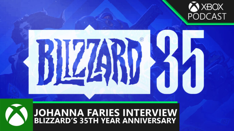Blizzard 35 logo for the Xbox Podcast