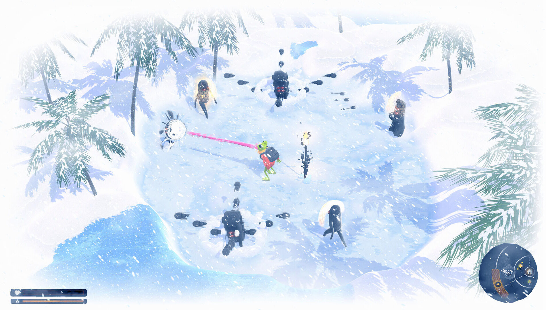 Froggy Hates Snow screenshot