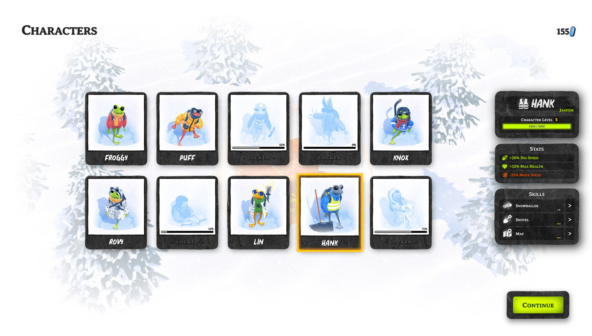 Froggy Hates Snow screenshot