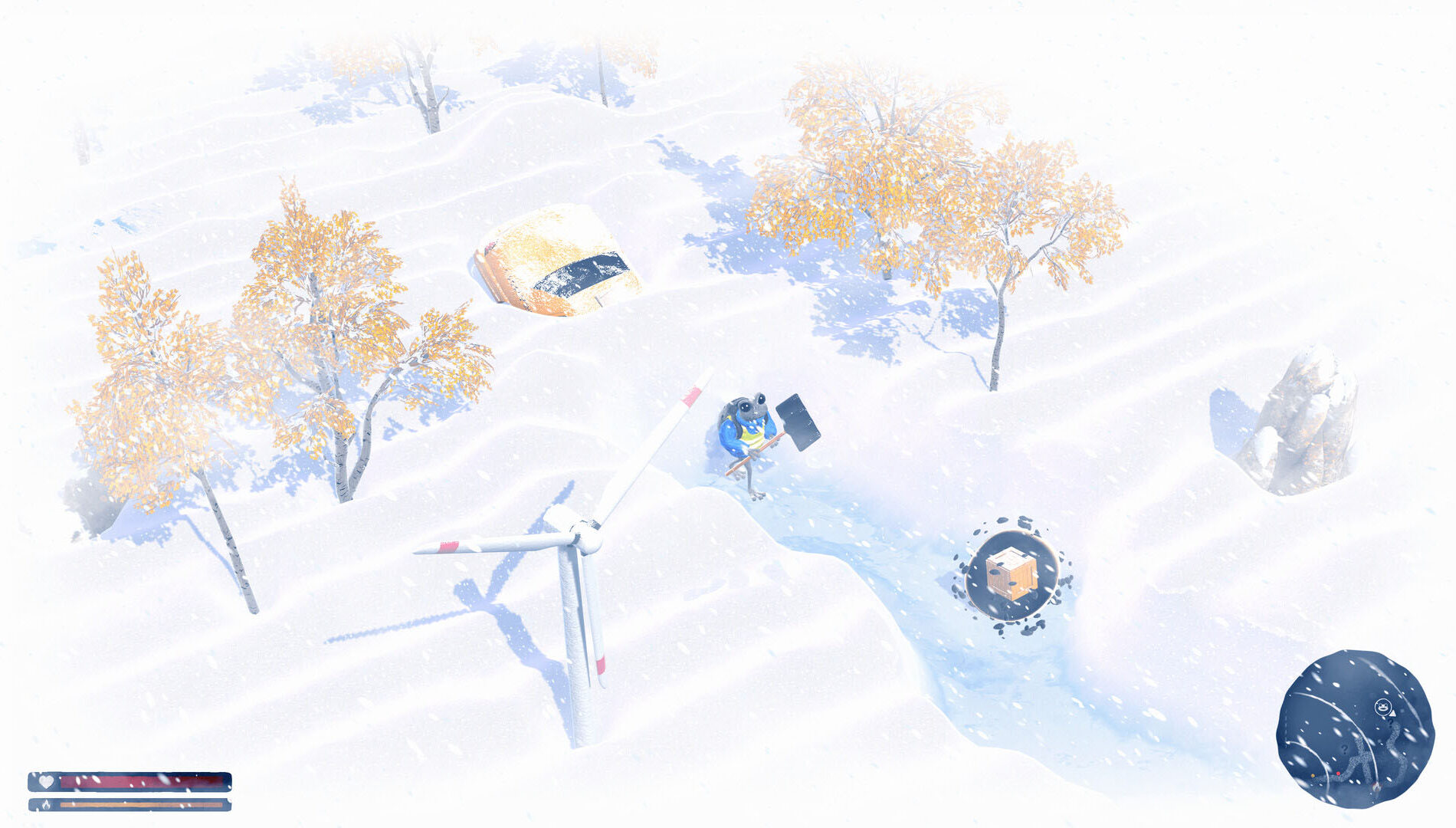 Froggy Hates Snow screenshot