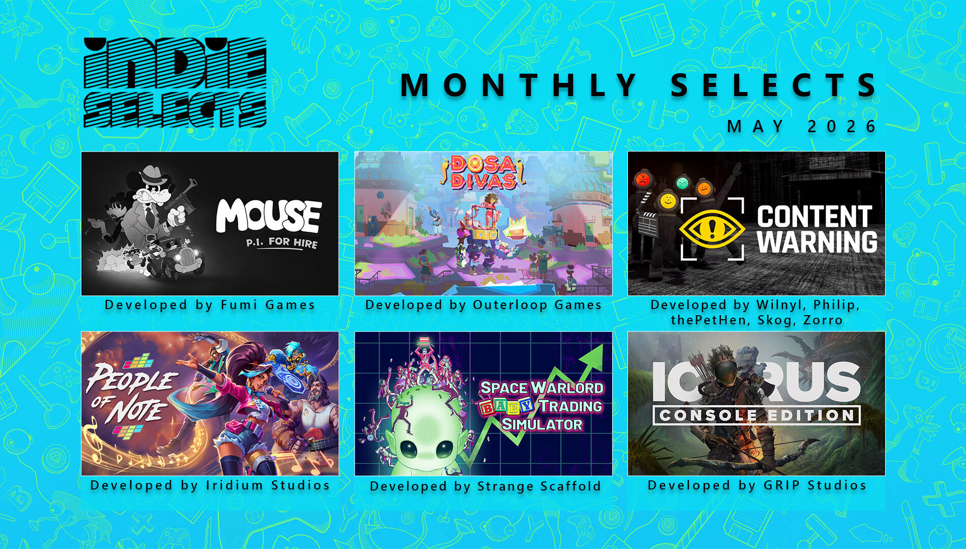 Indie Selects May