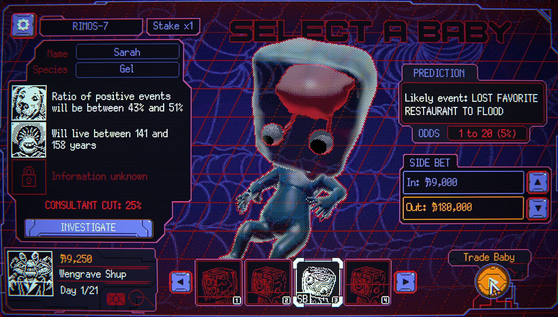 Space Warlord Baby Trading Simulator screenshot