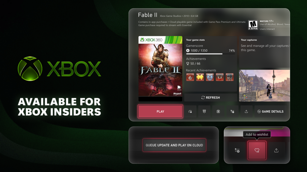 Out there for XBOX Insiders: Updates to Gamertags, Sport Hubs, and Wishlists Out there for XBOX Insiders: Updates to Gamertags, Sport Hubs, and Wishlists
