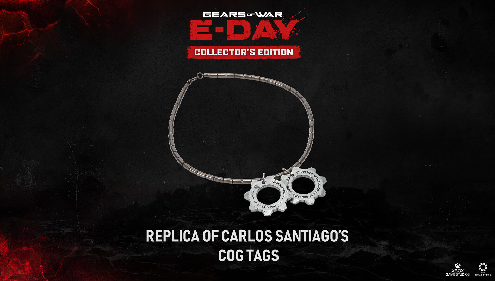 Gears of War: E-Day Collector's Edition Tags Image