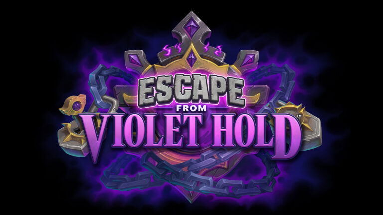 Hearthstone Escape from Violet Hold Logo