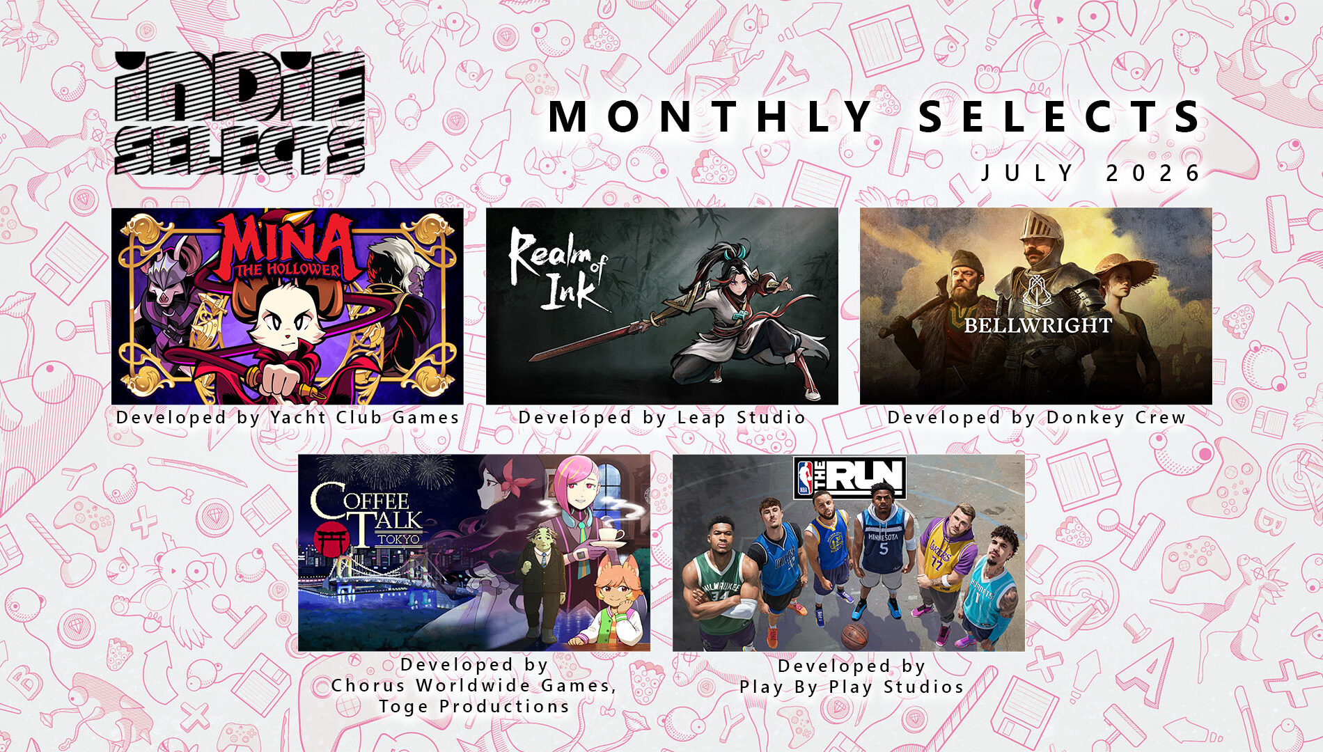 Indie Selects July