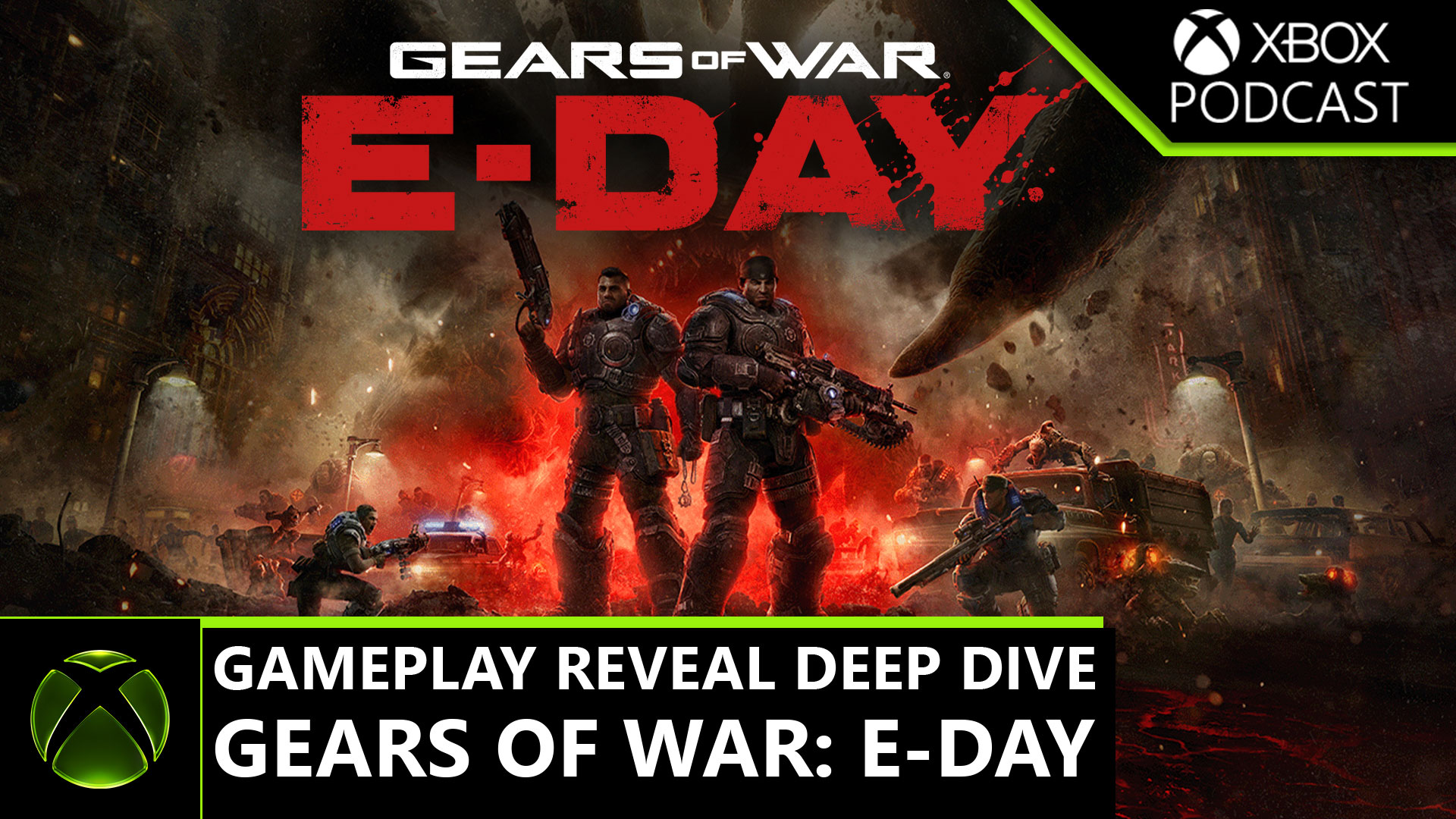 Gears of War E-Day Podcast Hero Image