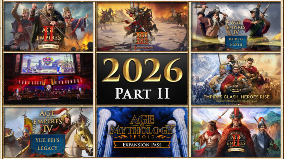 Age of Empires 2026 Celebration Hero Image