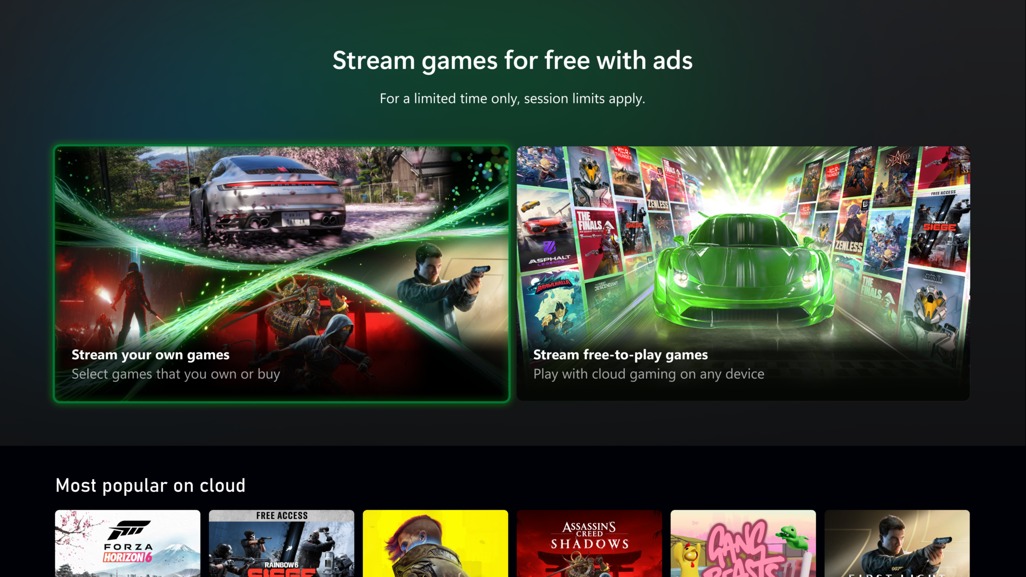 Xbox ทดลองบริการสตรีมเกมฟรีแบบมีโฆษณา 2 xbox-in-games-ads-free