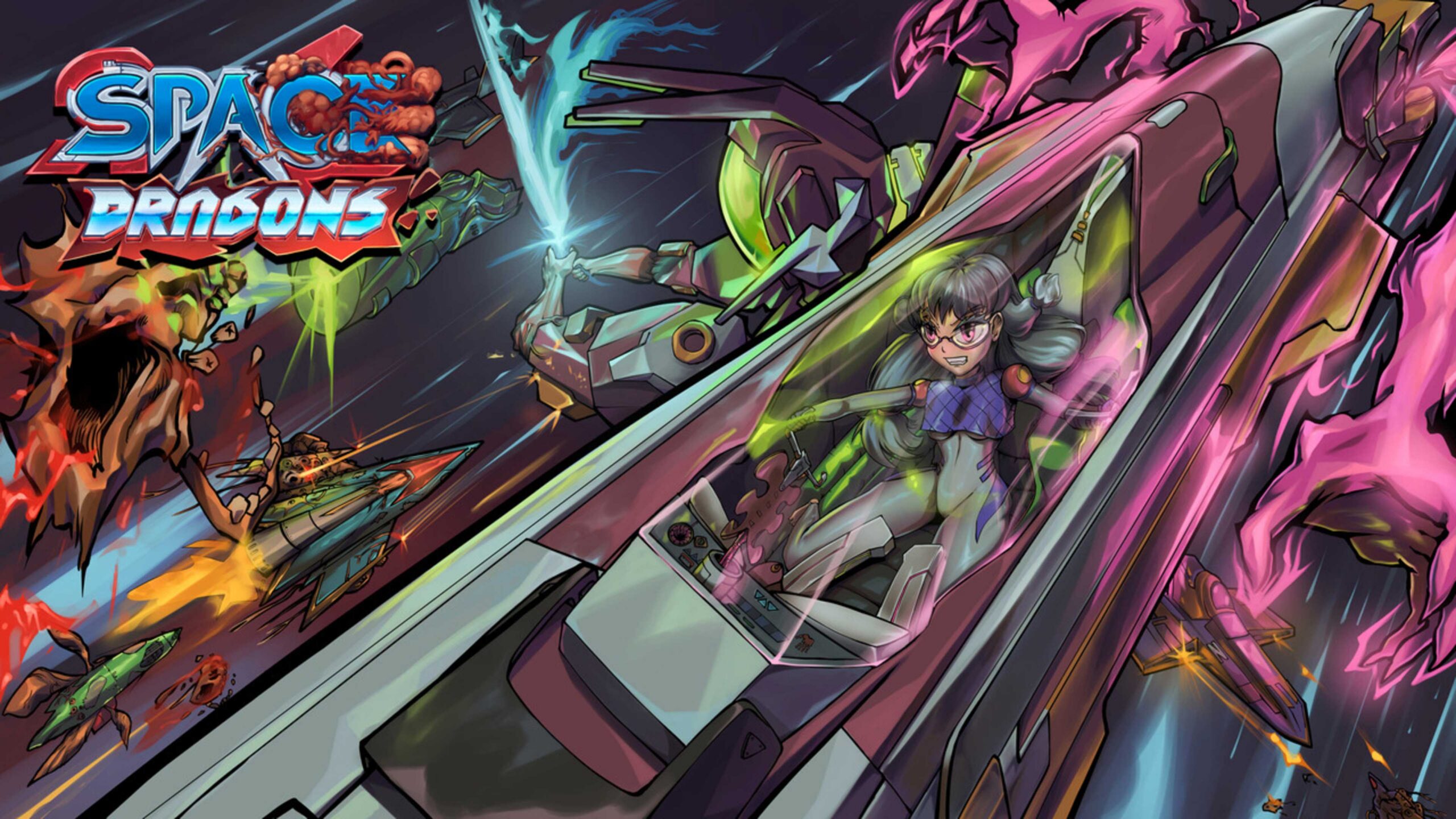Space Dragons key art