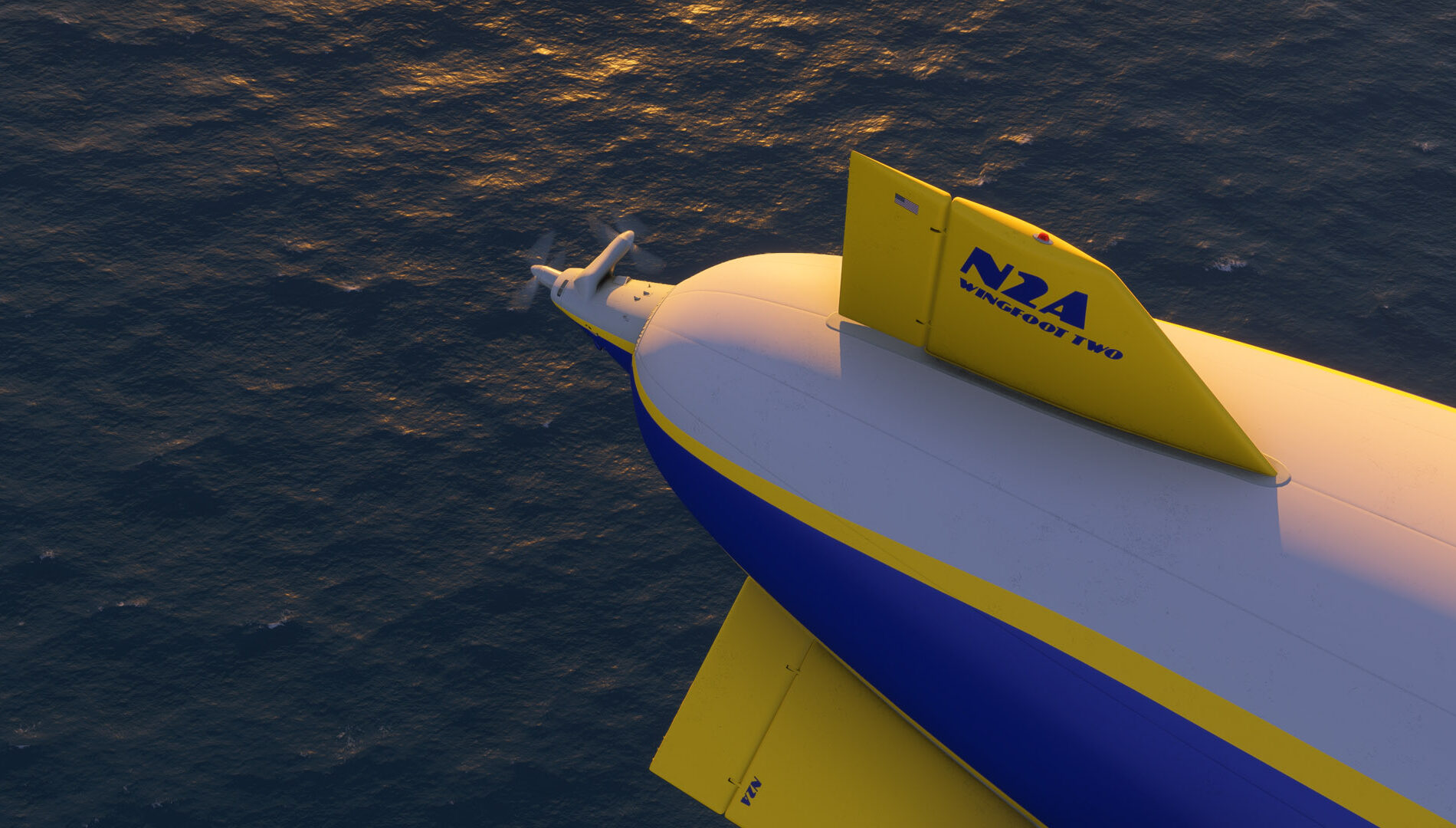 Microsoft Flight Simulator - The Goodyear Blimp Asset