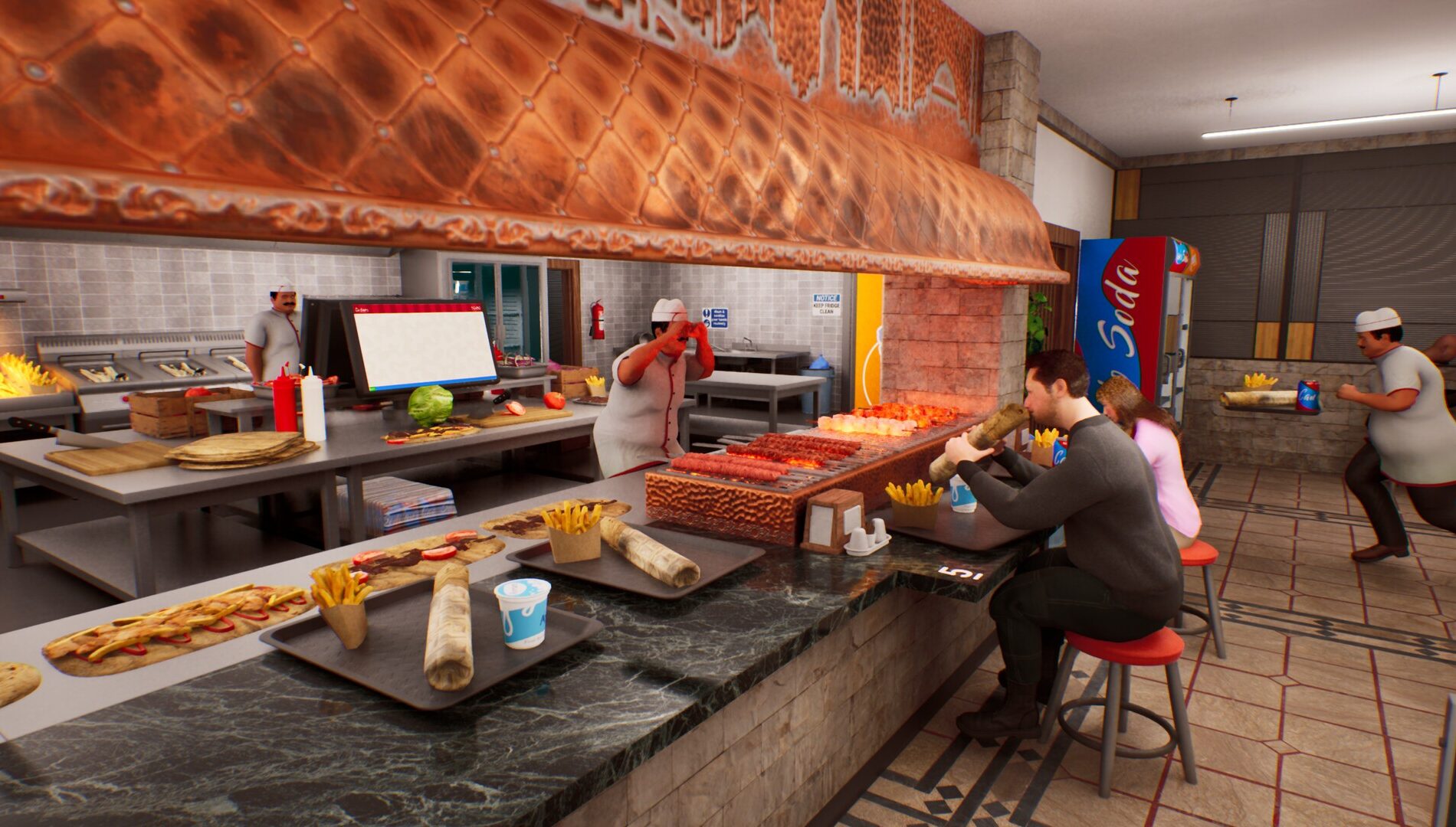 Build Your Dream Fast-Food Business in Wrap House Simulator