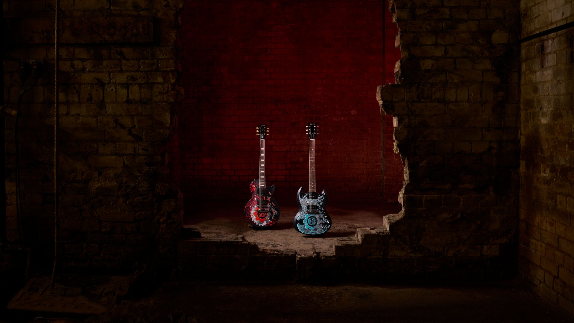 Gears of Warfare: E-Day and Gibson Unite for a Custom Guitar Collection