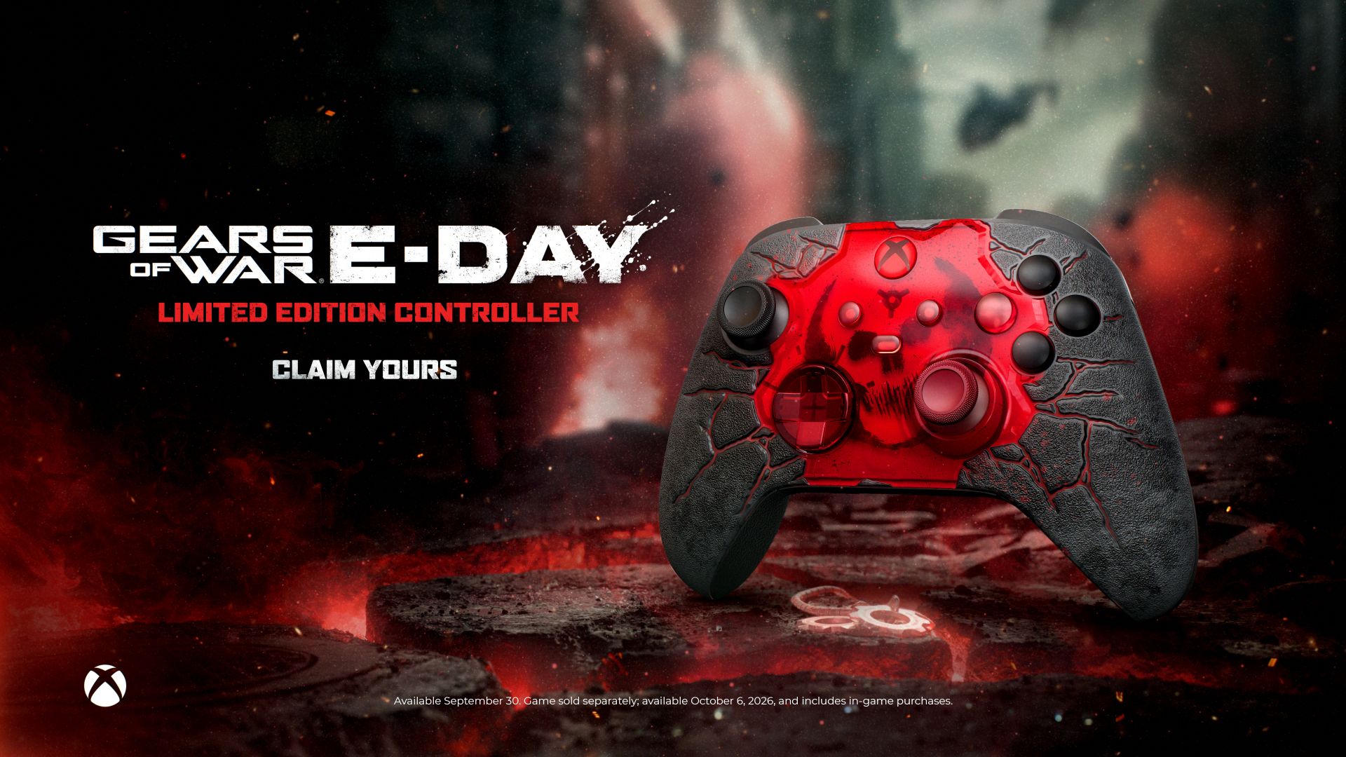 Prepare for Emergence Day with the Gears of Warfare: E-Day Limited Edition XBOX Wireless Controllers Prepare for Emergence Day with the Gears of Warfare: E-Day Limited Edition XBOX Wireless Controllers