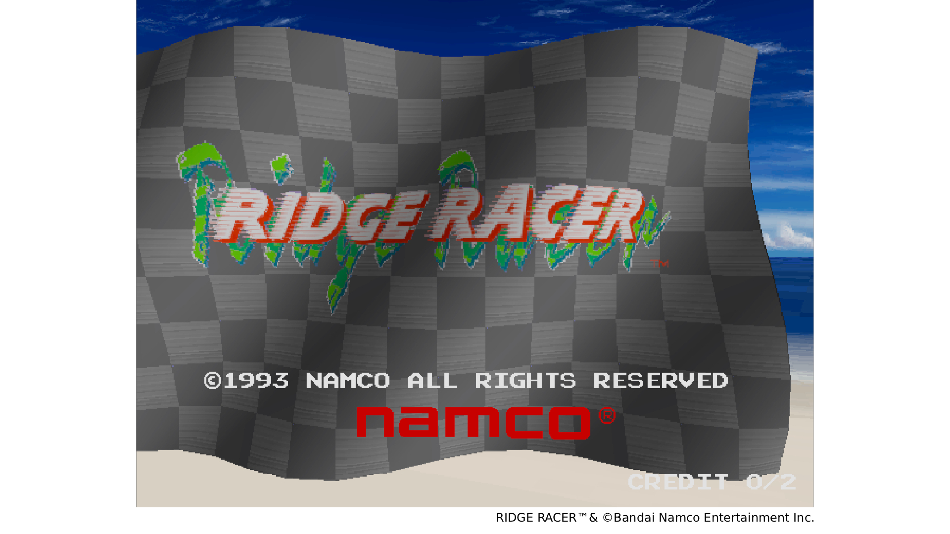 Arcade Archives 2 Ridge Racer screenshot