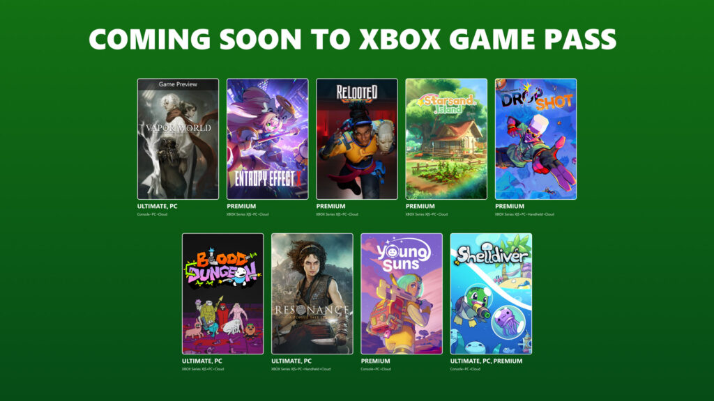 Juegos anunciados para la segunda oleada de Xbox Game Pass de agosto de 2026
