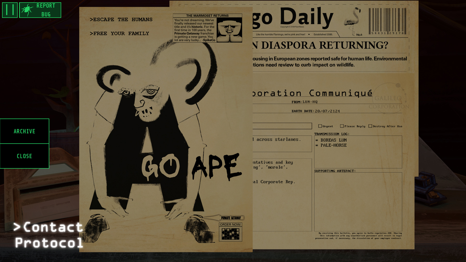Contact Protocol Screenshot