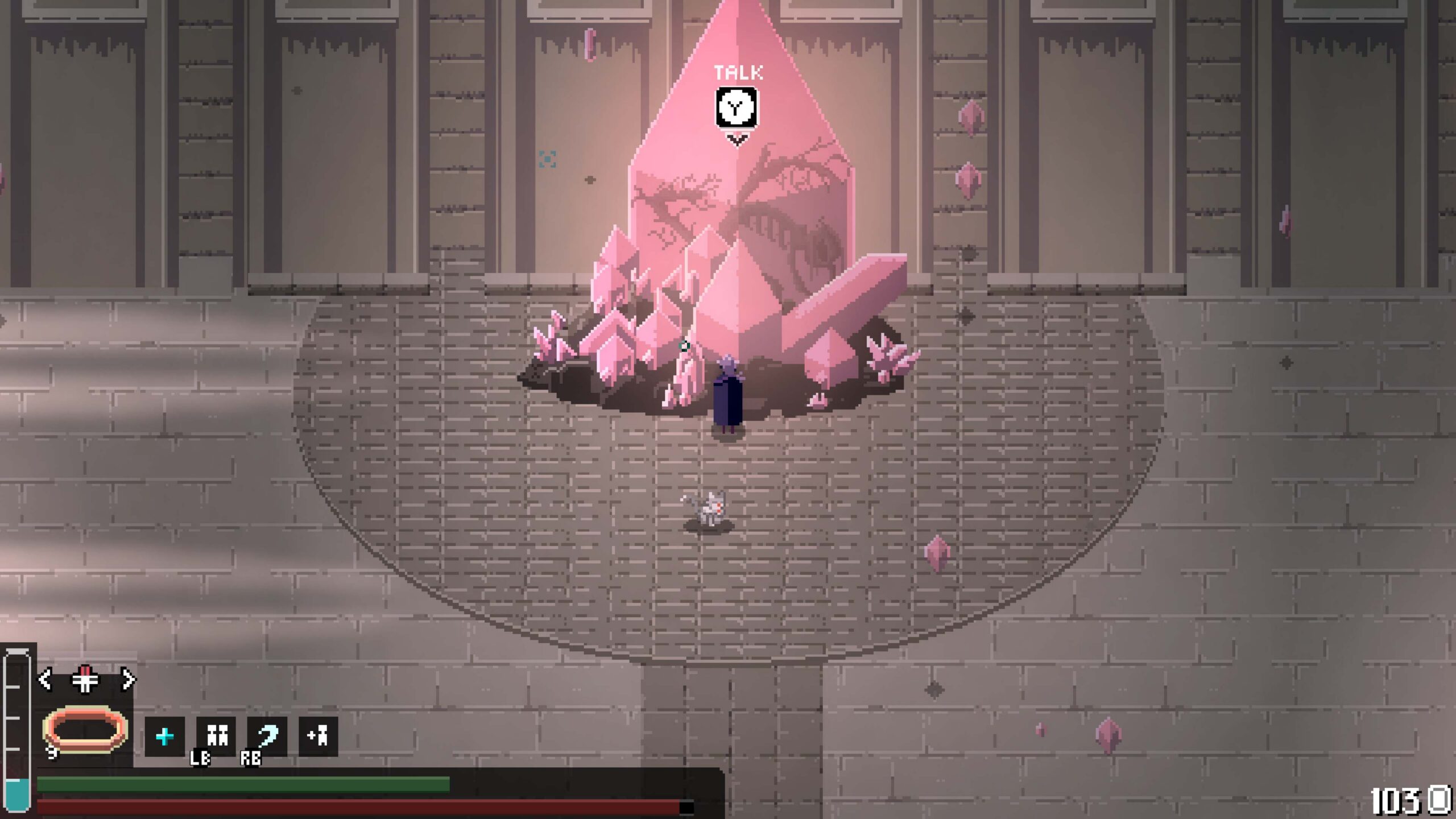 “I’m sure the ominous entity imprisoned in the crystal is capable of reason and our talk will proceed smoothly”
