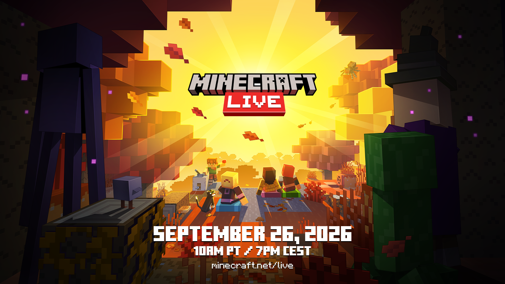 Minecraft Live Announce Hero Image