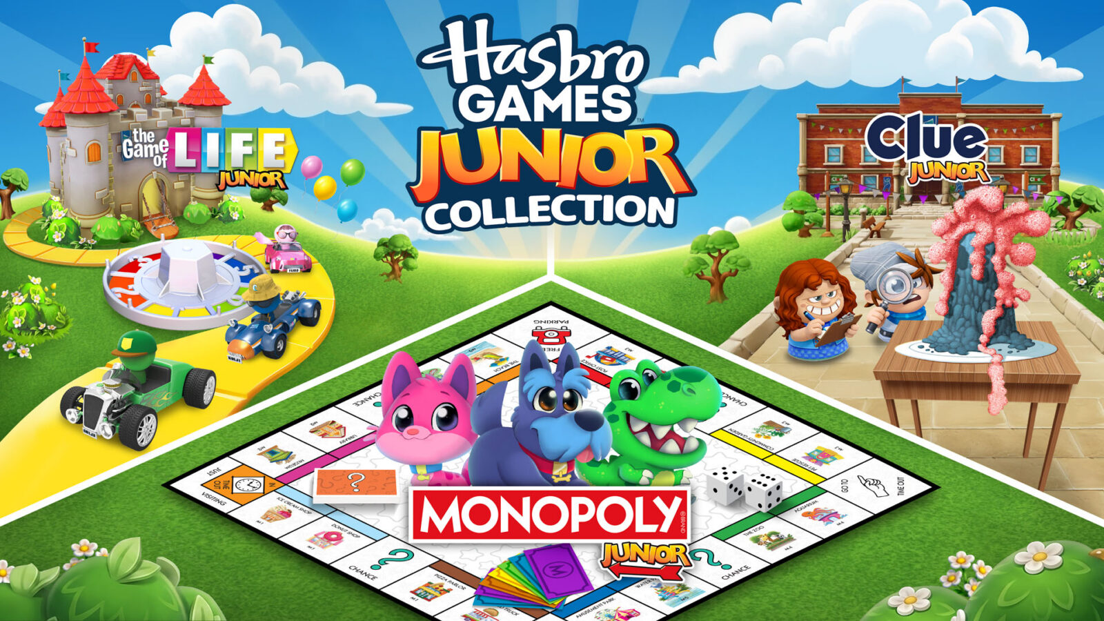 Hasbro Games Junior Collection key art