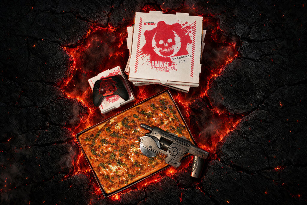 Gears of War: E-Day and XBOX Unleash “The Emergence Pie” with Prince St. Pizza