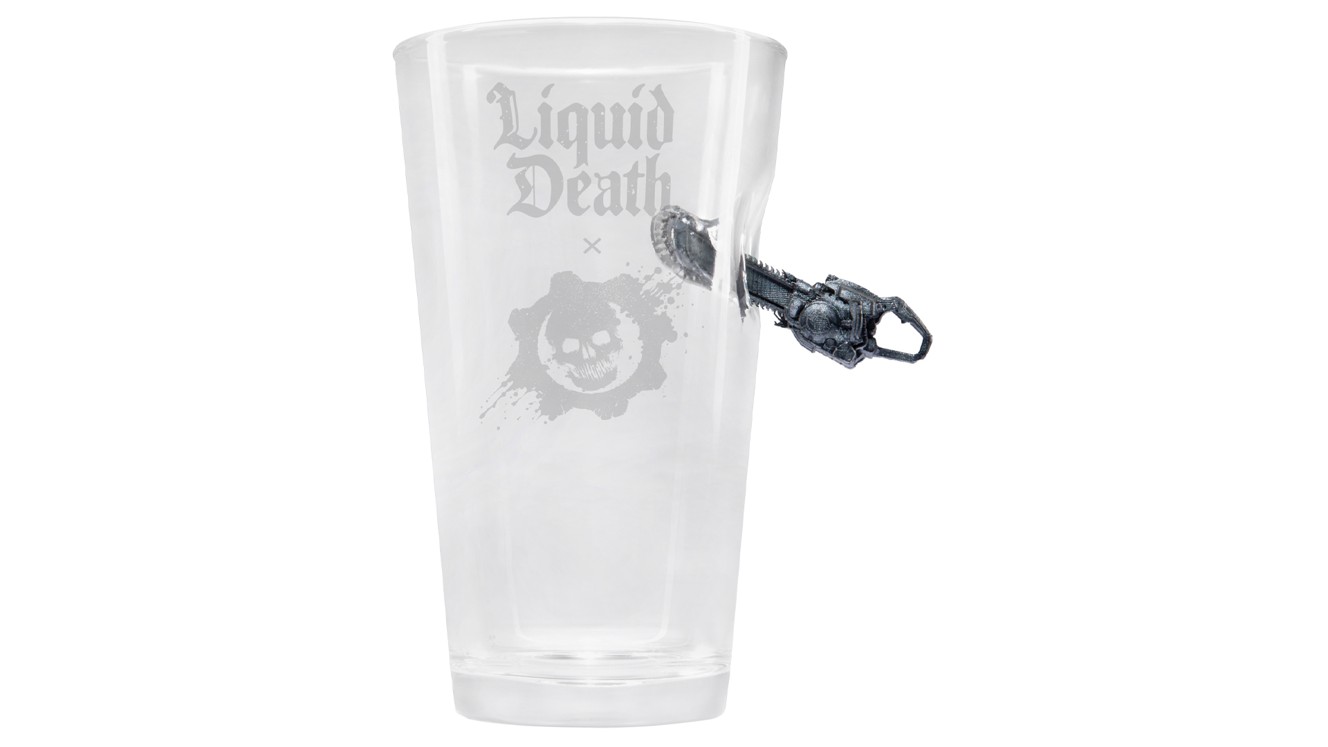 GoW x Liquid Death Pint Glass Image