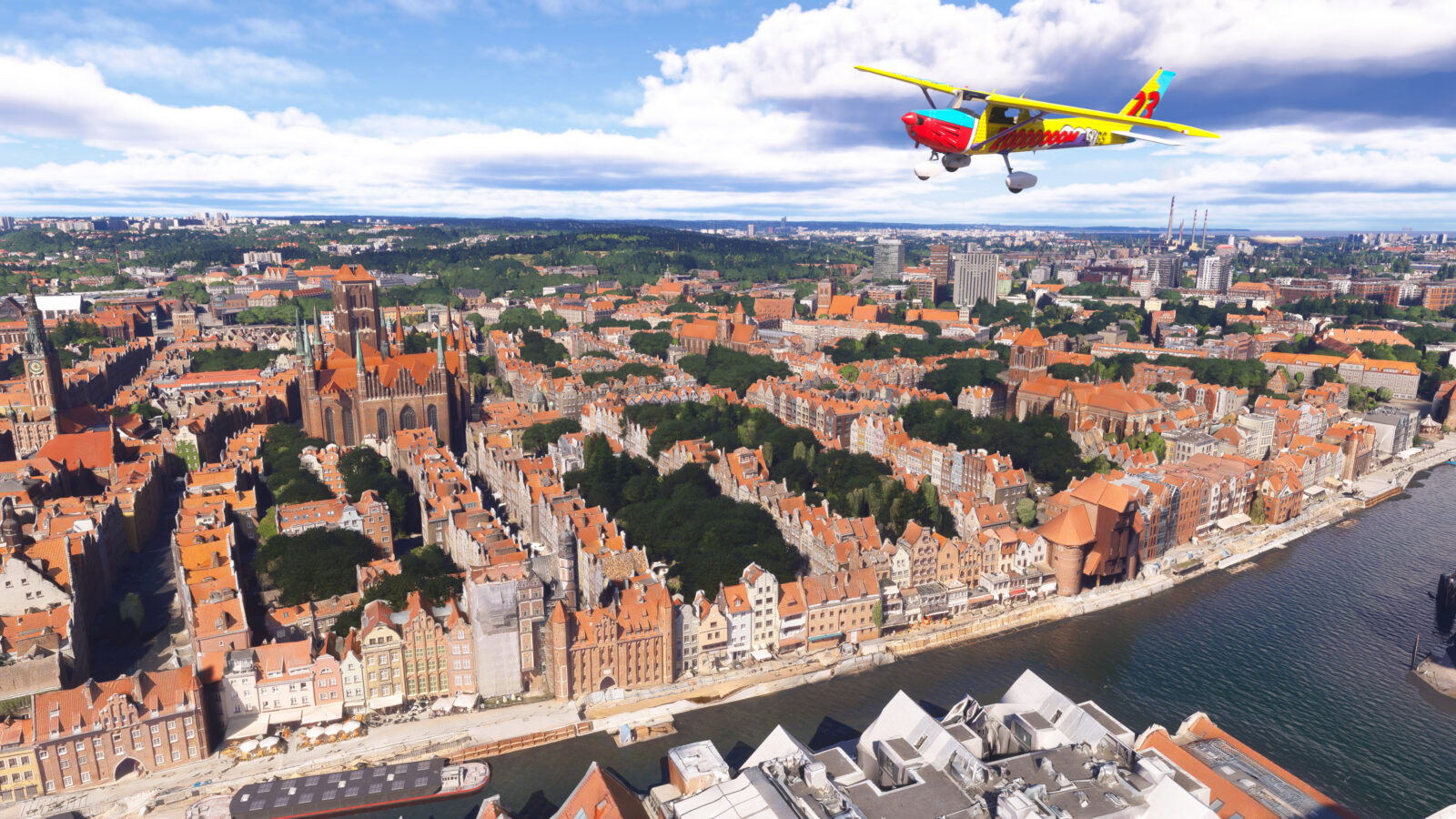 Microsoft Flight Simulator lança World Update 23 com Polônia e países bálticos