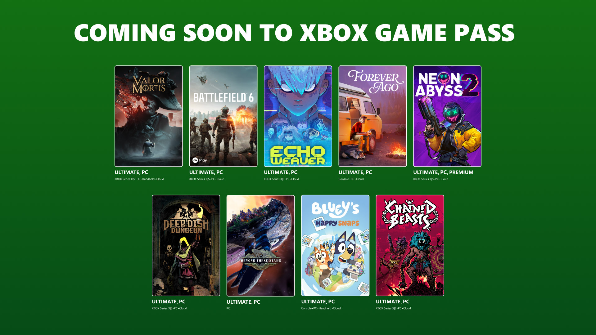 XBOX Game Pass Update - October 2026