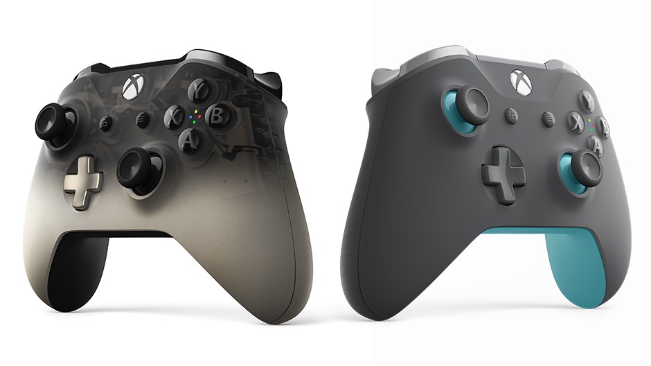 Xbox Controller Grey/Blue and Phantom Hero Image