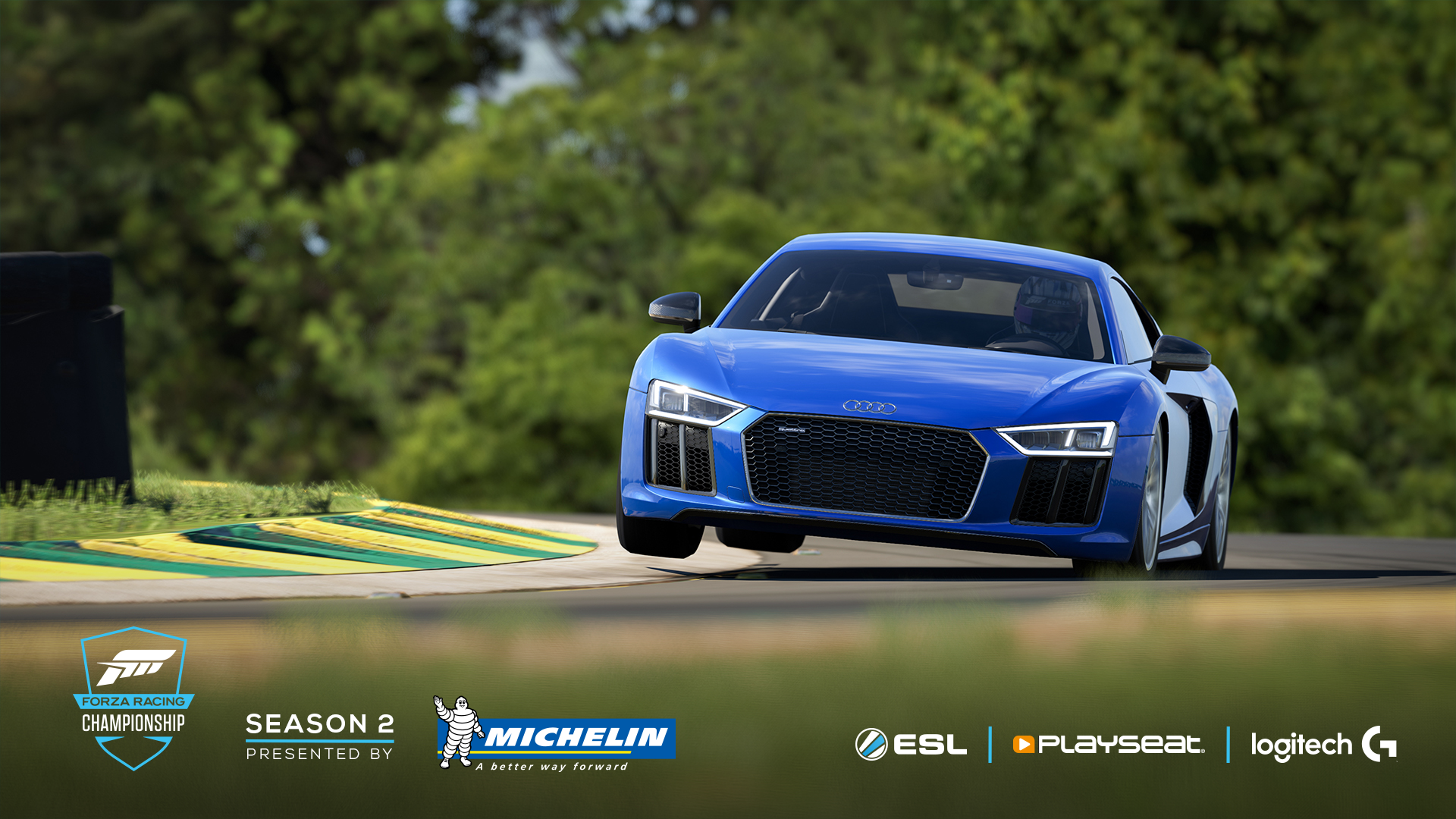 Audi R8 Blue