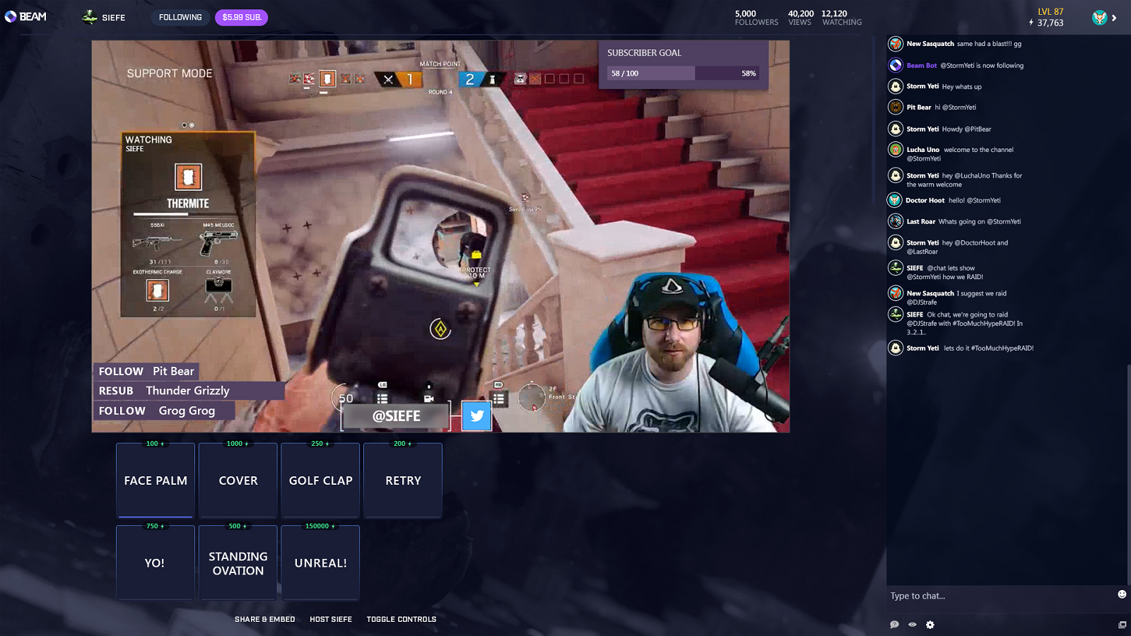 Beam streamer on Xbox One
