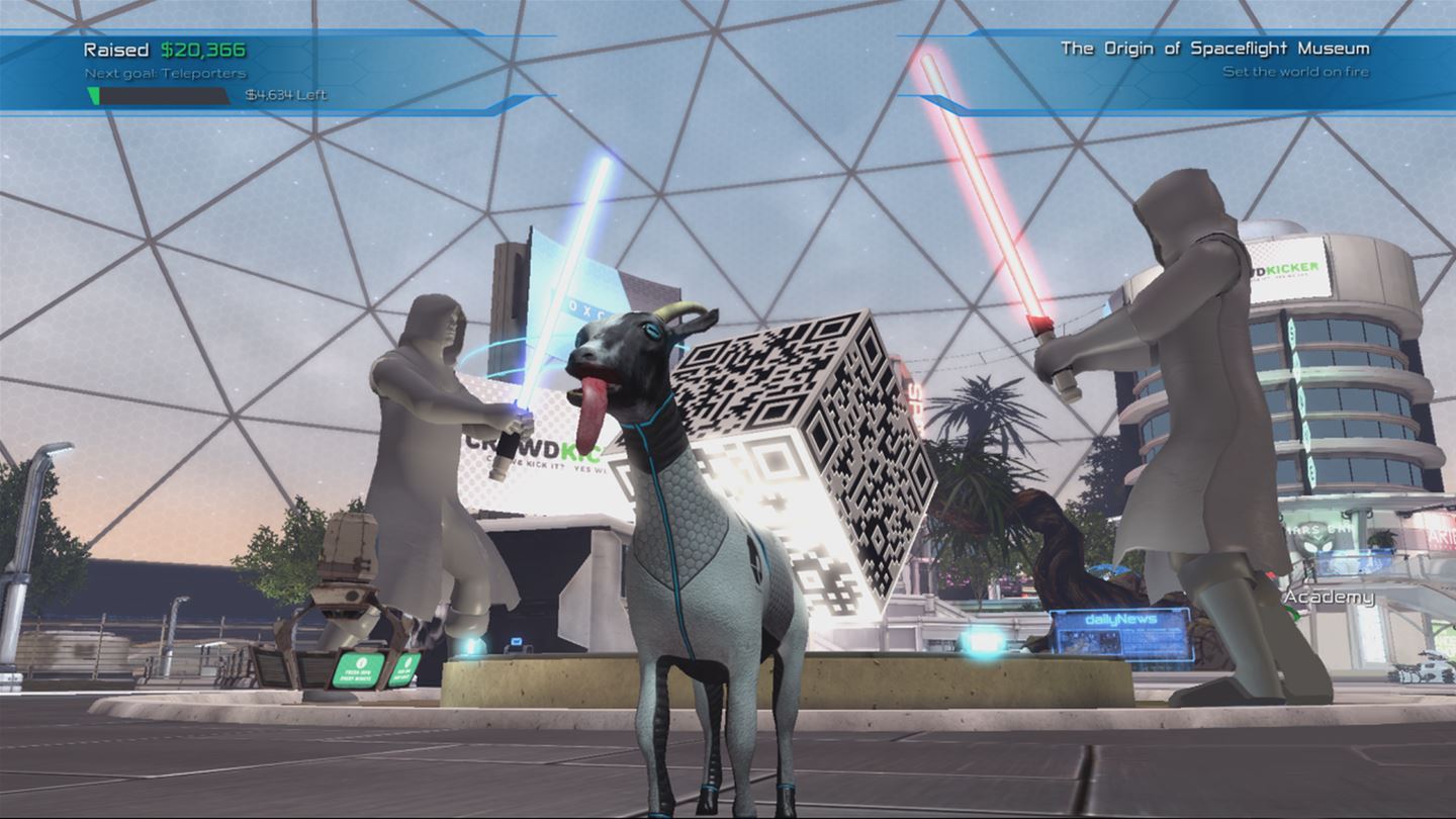 Goat Simulator Waste of Space Screenshot