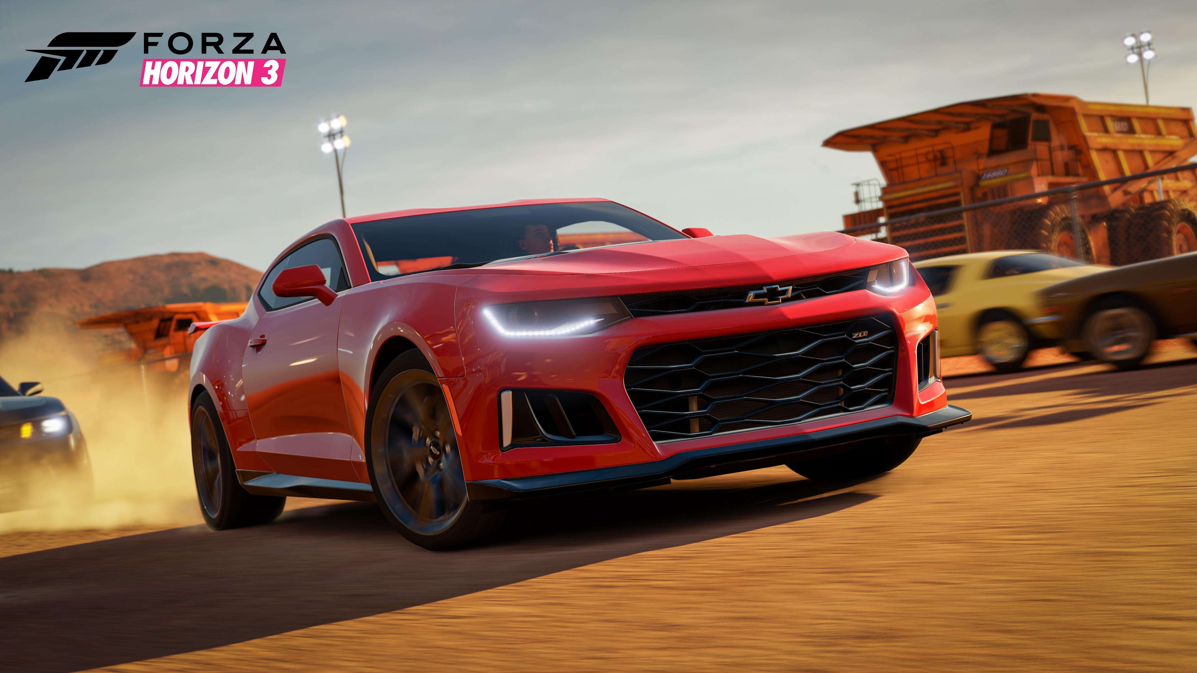 Red Chevy Camaro FH3